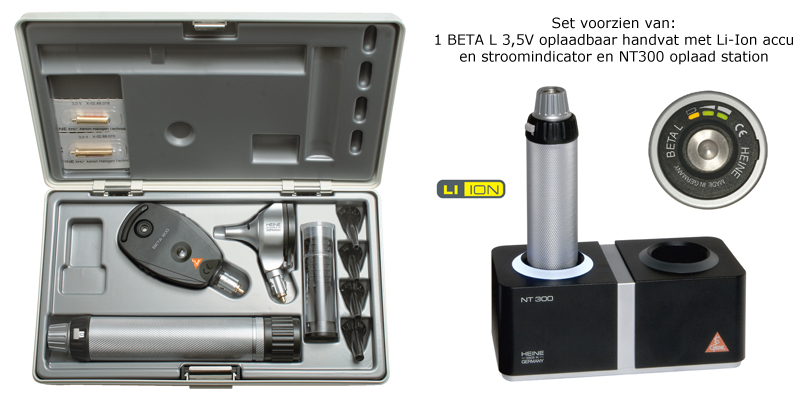 BETA 200 Ophthalmoscope,BETA 200 F.O. Otoscope - Heine - Proflamps